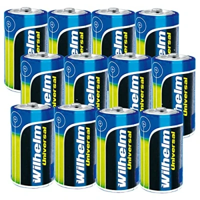 Abbildung von 12 Mono Alkaline Batterien NEMT Cell D LR20 1,5V