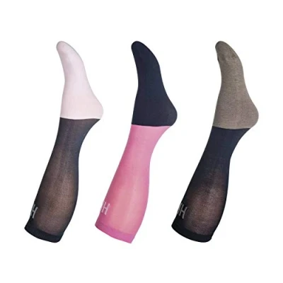 Abbildung von HKM Reitsocken 578039170070 pink/navy/grau 41/43