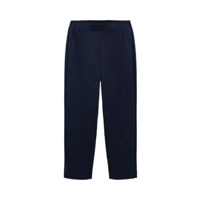 Abbildung von someday. CITY Charlie Sleek Stoffhose, Damen, Größe: 34, Ocean