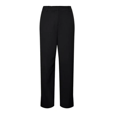 Abbildung von YAS Likka WIDE Pants Stoffhose, Damen, Größe: Large, Black