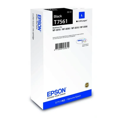 Abbildung von Epson T7561 (C13T756140) Druckerpatrone Schwarz
