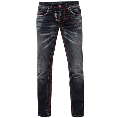 Abbildung von Rusty Neal Ruben Jeans Slim Fit, Herren, Größe: 30x32, Schwarz