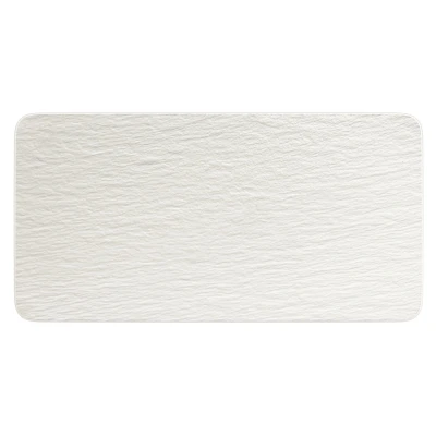 Abbildung von Villeroy &amp; Boch Servierschale Manufacture Rock Weiß 35 x 18 cm