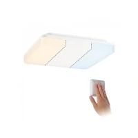 Abbildung von Paulmann 79839 LED Panel Cela WhiteSwitch 280 x mm incl. 1x15,5 Watt Deckenleuchte Weiß matt Lichtpanel Kunststoff Warmweiß 3000 K
