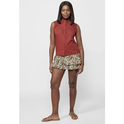 Abbildung von Koroshi Bluse Rojo red, Damen, Größe: Large, red