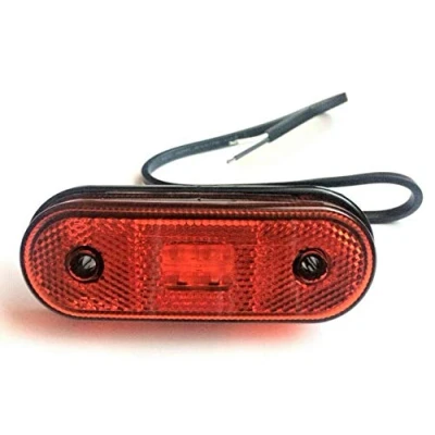 Abbildung von FRISTOM Rote LED Begrenzungsleuchte Umrissleuchte Positionsleuchte 12V 24V für LKW Anhänger