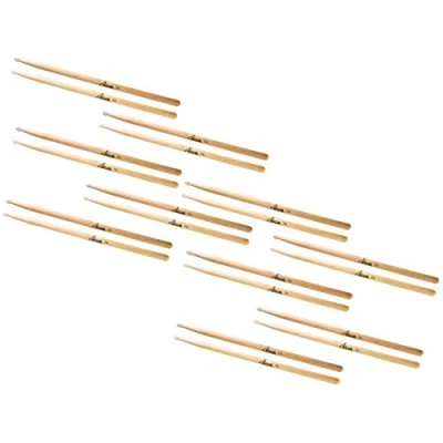 Abbildung von 10 Paar XDrum Schlagzeug Sticks 7A Nylon Tip (tropfenförmiger Nylonkopf, Länge: ca. 392 mm)