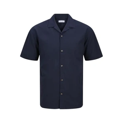 Abbildung von Jack &amp; Jones Summer Resort Hemd, Herren, Größe: XL, Navy blazer