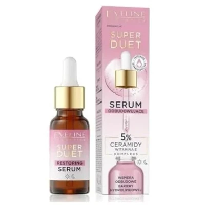 Abbildung von Eveline Cosmetics Super Duet Wiederaufbauendes Serum, 18 ml