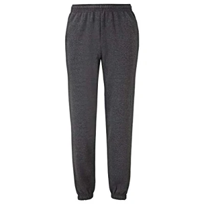 Abbildung von Fruit of the Loom Herren Jog Pants Freizeithose, Dunkelgrau meliert, L