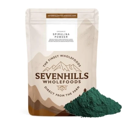 Abbildung von Sevenhills Wholefoods Spirulina Pulver Bio 1.8kg natürliche Entgiftung, Detox, verarbeitet unter strenger Qualitätskontrolle