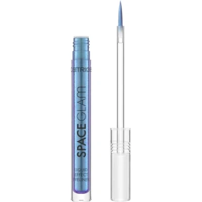 Abbildung von Catrice Space Glam Liquid Effect Eyeliner, Nr. 030, Blau, langanhaltend, Expressergebnis, hochpigmentiert, intensiv, vegan, ohne Mikroplastikpartikel, Nanopartikel frei, Parfüm, 1er Pack (1.4ml)