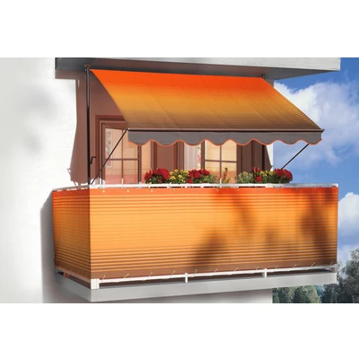 Abbildung von Angerer Freizeitmöbel Klemmmarkise, orange braun, Ausfall: 150 cm, versch. Breiten
