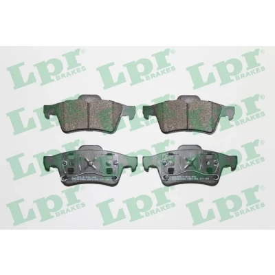 Abbildung von LPR 05P1189 Bremsbelagsatz FORD: Focus 2 Schrägheck, Kombi, Limousine, VOLVO: S40 II