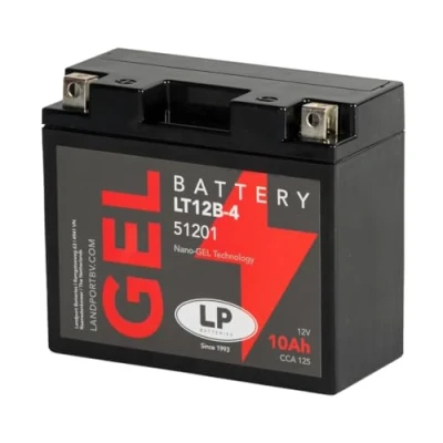 Abbildung von LANDPORT Batterie 12 V 10V (GT12B 4) [wartungsfrei &amp; versiegelt] kompatibel für Aprilia, Ducati, Yamaha