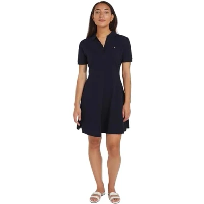 Abbildung von Tommy Hilfiger Freizeitkleid, Damen, Größe: Small, Desert sky