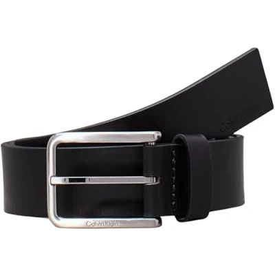 Abbildung von Calvin Klein Warmth Oiled Grain Gürtel, Herren, Größe: 95, Black