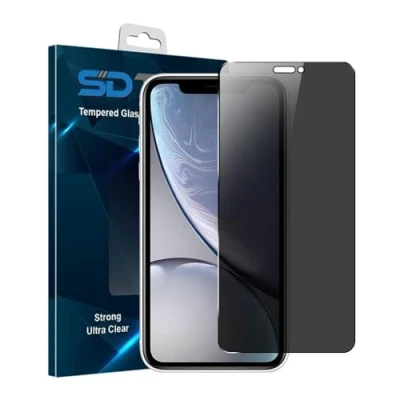 Abbildung von SDTEK Sichtschutz Für iPhone XR, Displayschutz Aus Gehärtetem Glas, Anti Spähen