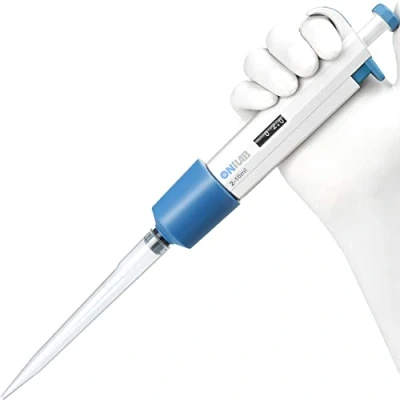 Abbildung von ONiLAB 2 10 ml Labor Einkanal Pipette Scientific Labormikropipette Handbuch Einstellbares Volumen, Hochpräzise, Pipettierer