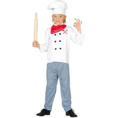 Abbildung von Fiestas Guirca Kostüm Bäcker für Kinder