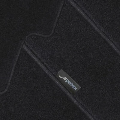 Abbildung von PETEX Auto Fussmatten Passform für Skoda Superb IV ab 04/2024, Autoteppich Set in Velours ROYAL Graphit 4 teilig