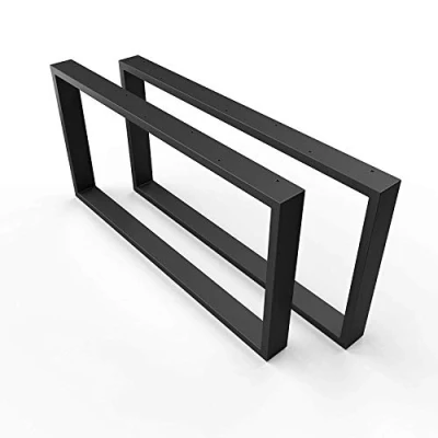 Abbildung von sossai® Tischgestell Couchtischkufen 50 80cm x 40cm in Schwarz (2 St)