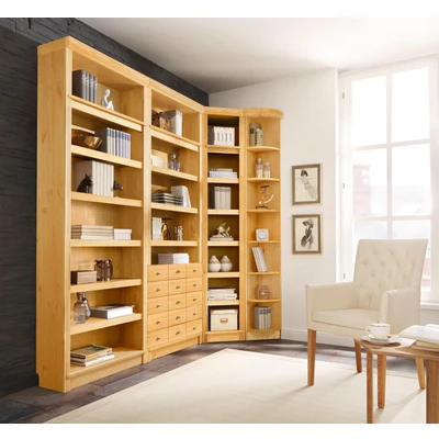 Abbildung von Home affaire Anbauregal &quot;Soeren&quot;, aus massiver Kiefer, Höhe 220 cm, Tiefe 33 cm