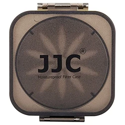 Abbildung von JJC Feuchtigkeitsschutz Kamera Filterbox, für bis zu 8 mm Dicke und Durchmesser von 55 runde Filter, stoßfest wasserbeständig Design