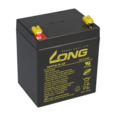 Abbildung von Akku 12V 4,5Ah Blei Gel Batterie Notstrom Alarm USV Solar kompatibel zu 4Ah 4.5Ah, 5,0Ah, 5,4Ah