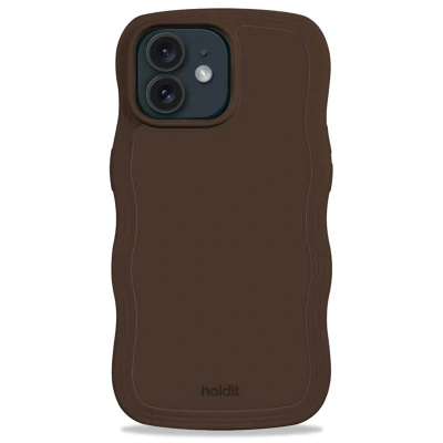 Abbildung von Apple iPhone 12 Hülle Recycelter Kunststoff Holdit Hard Case/Backcover Handyhülle Braun