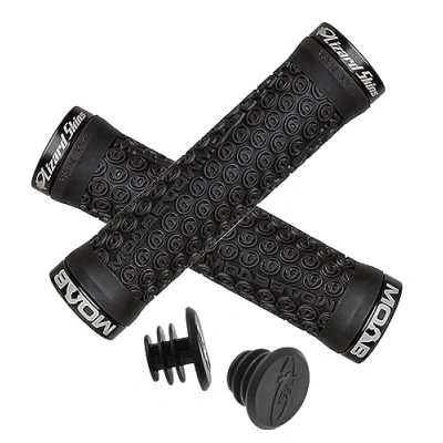 Abbildung von Lizard Skins Lenkergriffe Moab, Lock On schwarz schwarz/schwarz