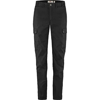 Abbildung von Fjällräven Stina Stoffhose schwarz, Damen, Größe: 48, Schwarz