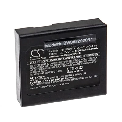 Abbildung von vhbw Akku kompatibel mit Mindray DPM2, PM60, PM 60 Medizintechnik (1800mAh, 3,7V, Li Ion)