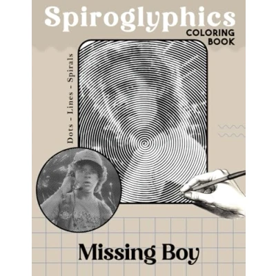 Abbildung von Spirals Lines and Dots Coloring Book: Hidden Picture Books, Spiroglyphics Book with 30+ Pages for Relaxation &amp; Stress Relief, Birthday Gifts
