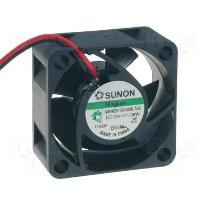 Abbildung von Sunon Lüfter 40x40x20mm MF40201VX A99 DC 12V 8000 U/min 28dBA Vapolager 2 Litzen