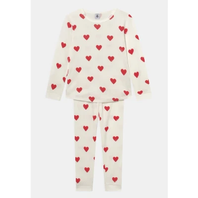 Abbildung von Petit Bateau Massue Nachtwäsche Set für Kinder, Größe: 116, Marshmallow/terkuit