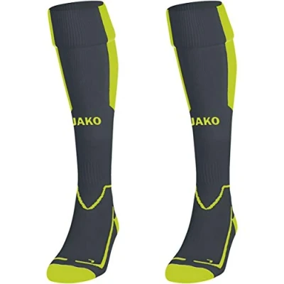 Abbildung von JAKO Unisex Kinder Lazio Stutzenstrumpf, Anthrazit/lime, 31 34 EU