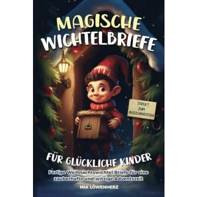 Abbildung von Magische Wichtelbriefe für glückliche Kinder: Fertige Weihnachtswichtel Briefe eine zauberhafte und witzige Adventszeit Direkt zum Ausschneiden