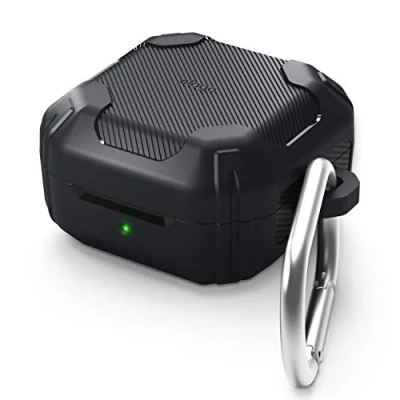 Abbildung von elago Armor Case Kompatibel mit Samsung Galaxy Buds FE (2023), Buds2 Pro Hülle, Buds2, Live Hülle (Schwarz)