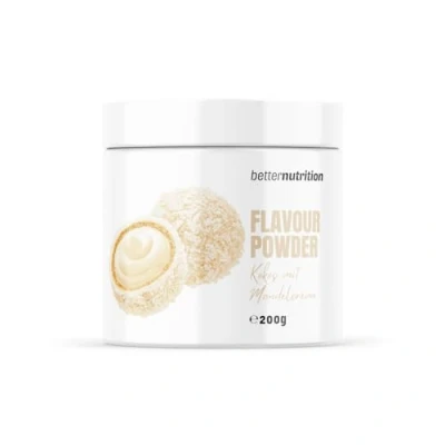 Abbildung von Geschmackspulver Kokos mit Mandelcreme kalorienreduziertes Aroma Flavour Pulver Premium Flavor Powder Zero 200g better nutrition