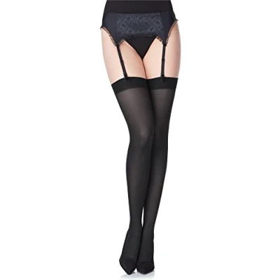 Abbildung von Merry Style Strapsstrümpfe Damen Mikrofaser MS 799 40 DEN elastischer Bund