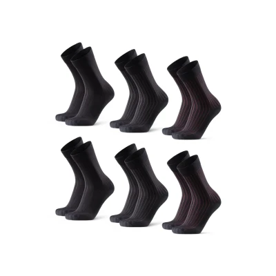 Abbildung von Danish Endurance 6 PACK Classic Socken, Herren, Größe: 39 42, Black