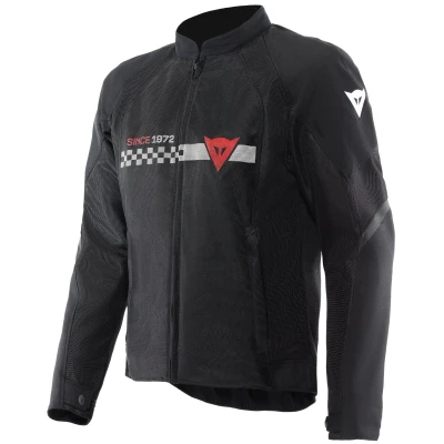 Abbildung von Dainese Herosphere Air Tex Jacket, Motorradjacke Aus Stoff, Belüftet Und Sommerlich, Mann, Schwarz/Weiß/Rot, 56