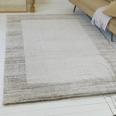Abbildung von my home Teppich &quot;Alaric&quot;, rechteckig, 18 mm Höhe, Kurzflor, modernes Design, weiche Oberfläche, Wohnzimmer