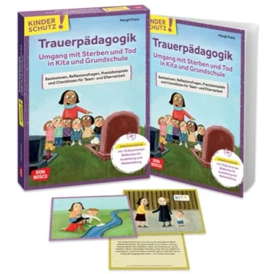 Abbildung von Kinderschutz: Trauerpädagogik Umgang mit Sterben und Tod in Kita Grundschule: Basiswissen, Reflexionsfragen, Praxisbeispiele Checklisten für ... (Don Bosco Medienpakete das Kindeswohl)