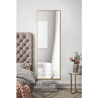 Abbildung von MirrorOutlet The Artus Wandspiegel, Aluminium, silberfarben, 120 x 40 cm, silberfarben