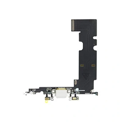 Abbildung von OnlyTech Ladebuchse Dock Anschluss mit Flex Antenne, Mikrofon, Kopfhöreranschluss und kompatibel iPhone 8 Plus Weiss