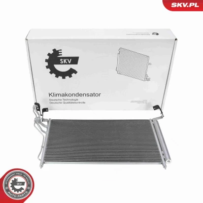 Abbildung von ESEN SKV 86SKV340 Klimakondensator mit Trockner Aluminium 725mm HYUNDAI: H 1 Travel, Cargo