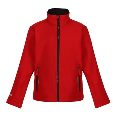 Abbildung von Regatta Professional Jungen Kids&#039; Ablaze 2 layer Softshell Jacke, Klassisches Rot, Schwarz, 3 4 Jahre