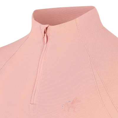 Abbildung von Reitshirt Madrid Trainingsshirt Mädchen Langarm Altrosa Größe 130